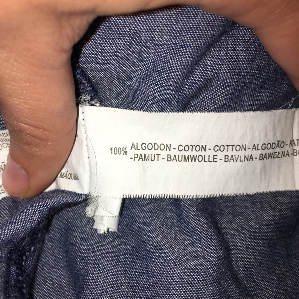 Blue Button Down Shirt - Picture 5 of 5